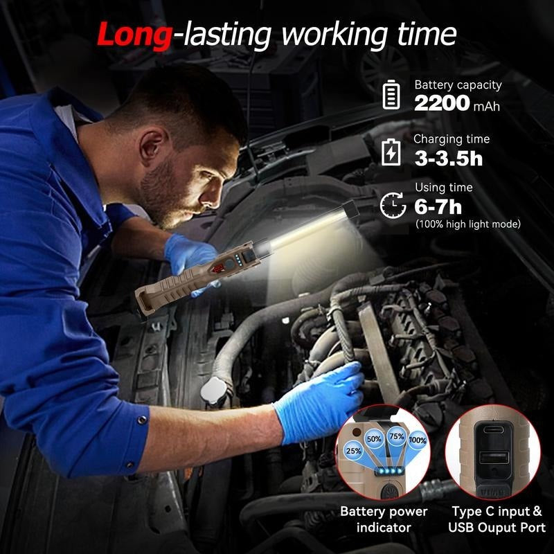 7-Mode Folding Work Light
