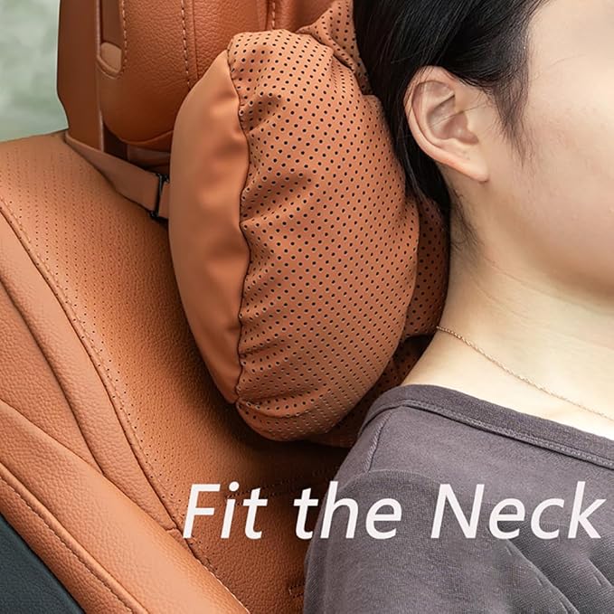 Neck Pillow Automotive Seat Cushions for Honda CR-V 6th/VI V IV III II I RW/RT/RM/RE/RD/Hybrid 2015-2025, Relieving Neck Stiffness Sciatica Relief Car Headrest Lumbar Pillow,Red