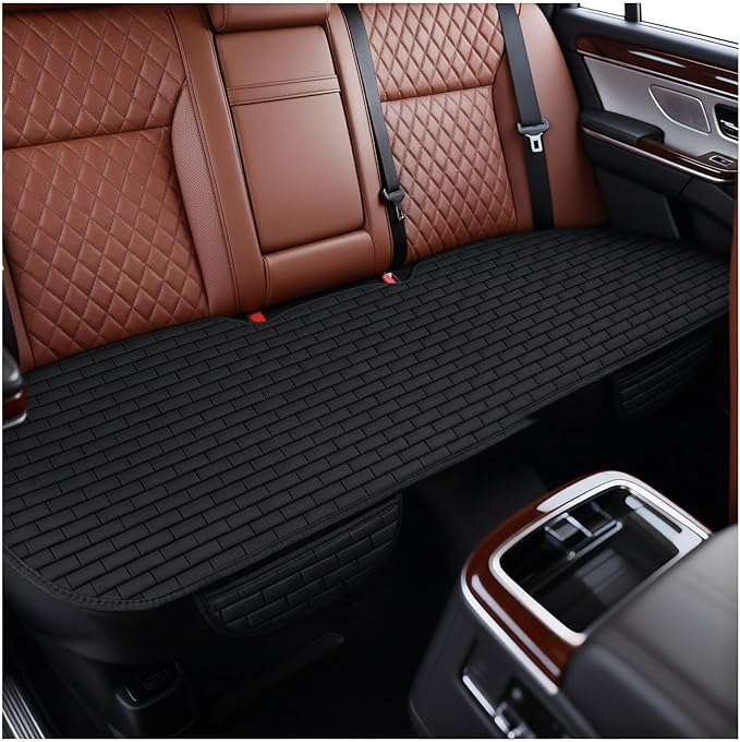 Upgraded Car Back Seat Covers with Storage Bag,Versatile Car Rear Seat Cover for Protecting Seats and Organizing Items,Breathable Cars Bench Seats Cover with Non-Slip Design