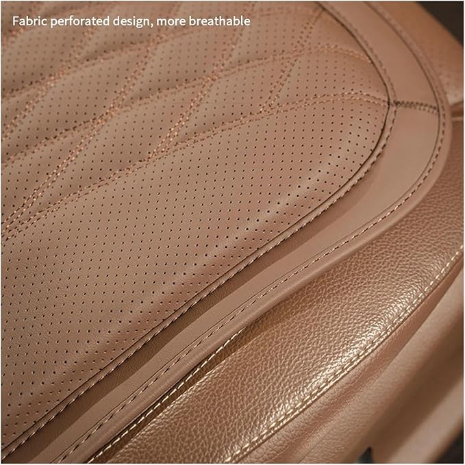 KAnduo M Car Seat Cushion for BMW All Model I3 I4 I8 X1 X2 X3 X4 X5 X5M X6 X7 Z4 Car Lumbar Support Pillow Auto Seat Waist Back Cushion Y (Color : Orange C)