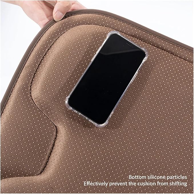 KAnduo M Car Seat Cushion for BMW All Model I3 I4 I8 X1 X2 X3 X4 X5 X5M X6 X7 Z4 Car Lumbar Support Pillow Auto Seat Waist Back Cushion Y (Color : Brown A)
