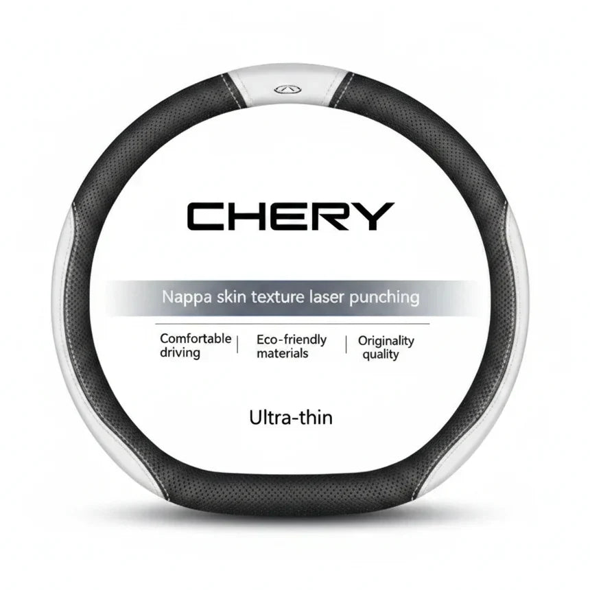 Chery Suede Leather Steering Wheel Cover