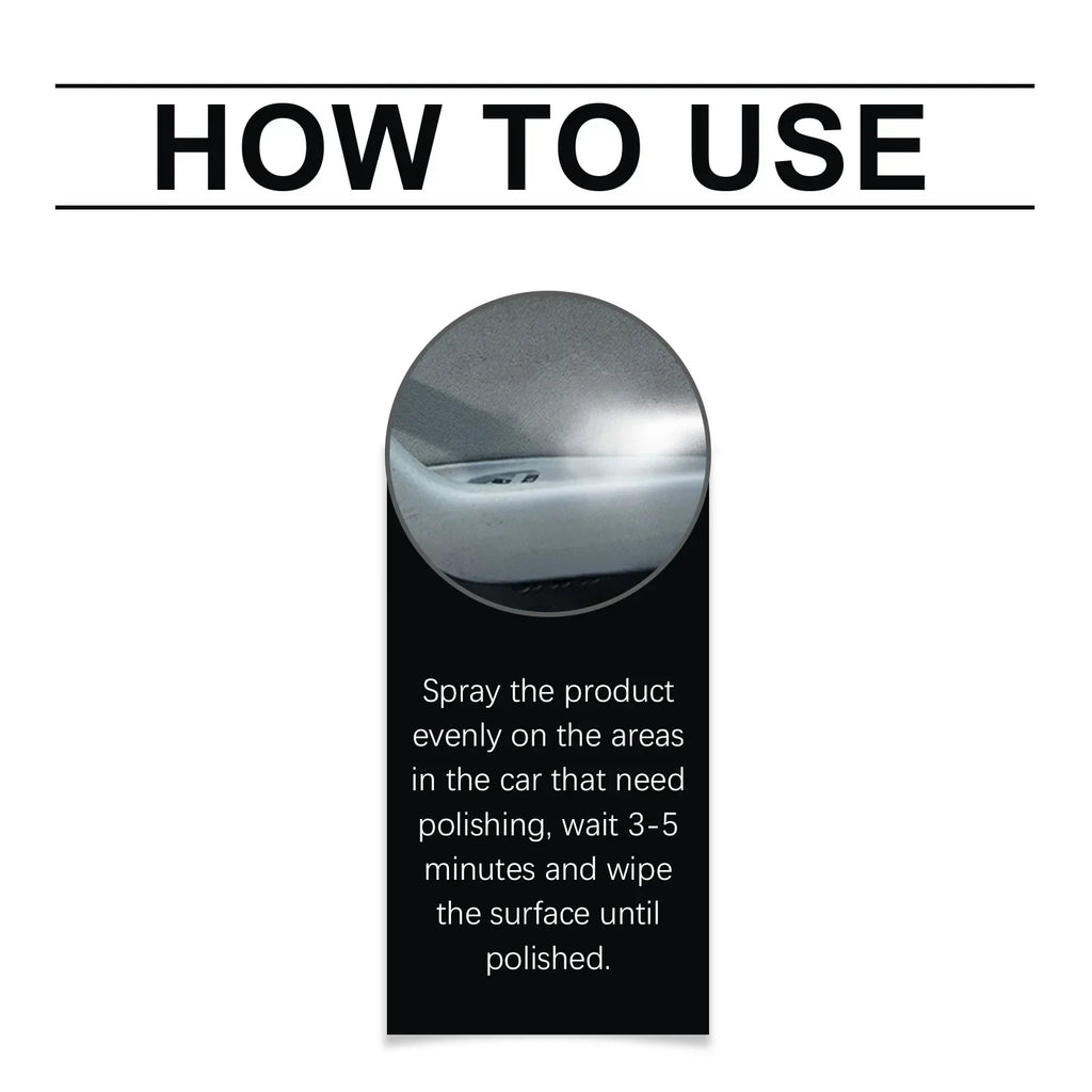 Car Plastic Restorer – Back to Black Gloss Interior Polish & Repair Coating