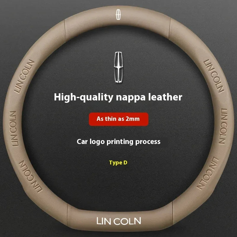 Lincoln Leather Steering Wheel Cover