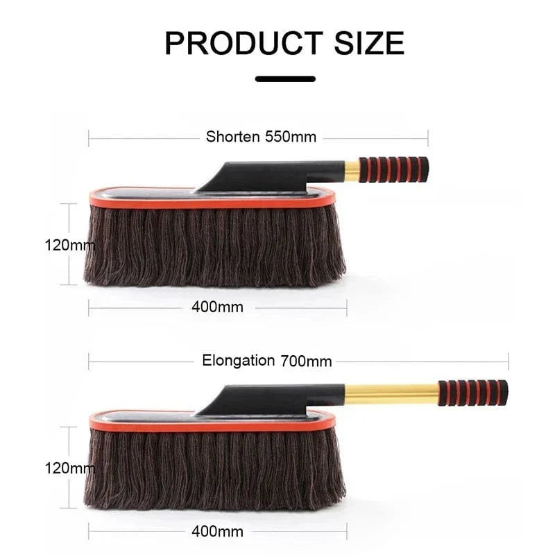 Adjustable Telescopic Microfiber Car Duster Mop Brush for Cleaning & Wash Accessories