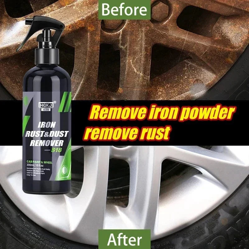 Iron Powder & Rust Remover Spray for Metal Surface Protection