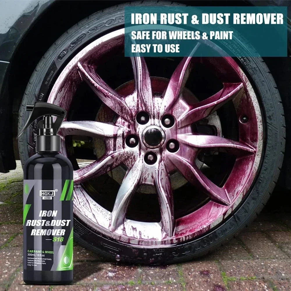 Iron Powder & Rust Remover Spray for Metal Surface Protection