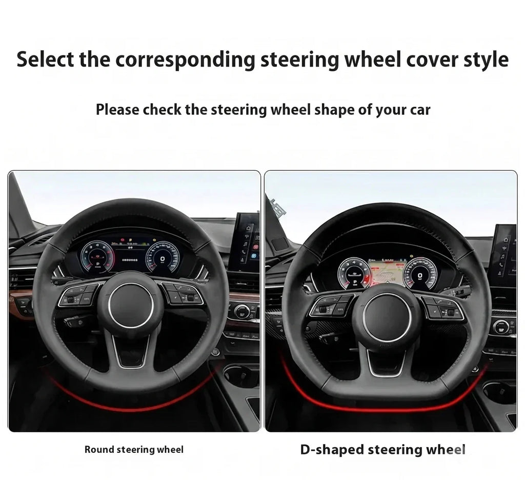 Chery Tiggo Carbon Fiber Suede Steering Wheel Cover