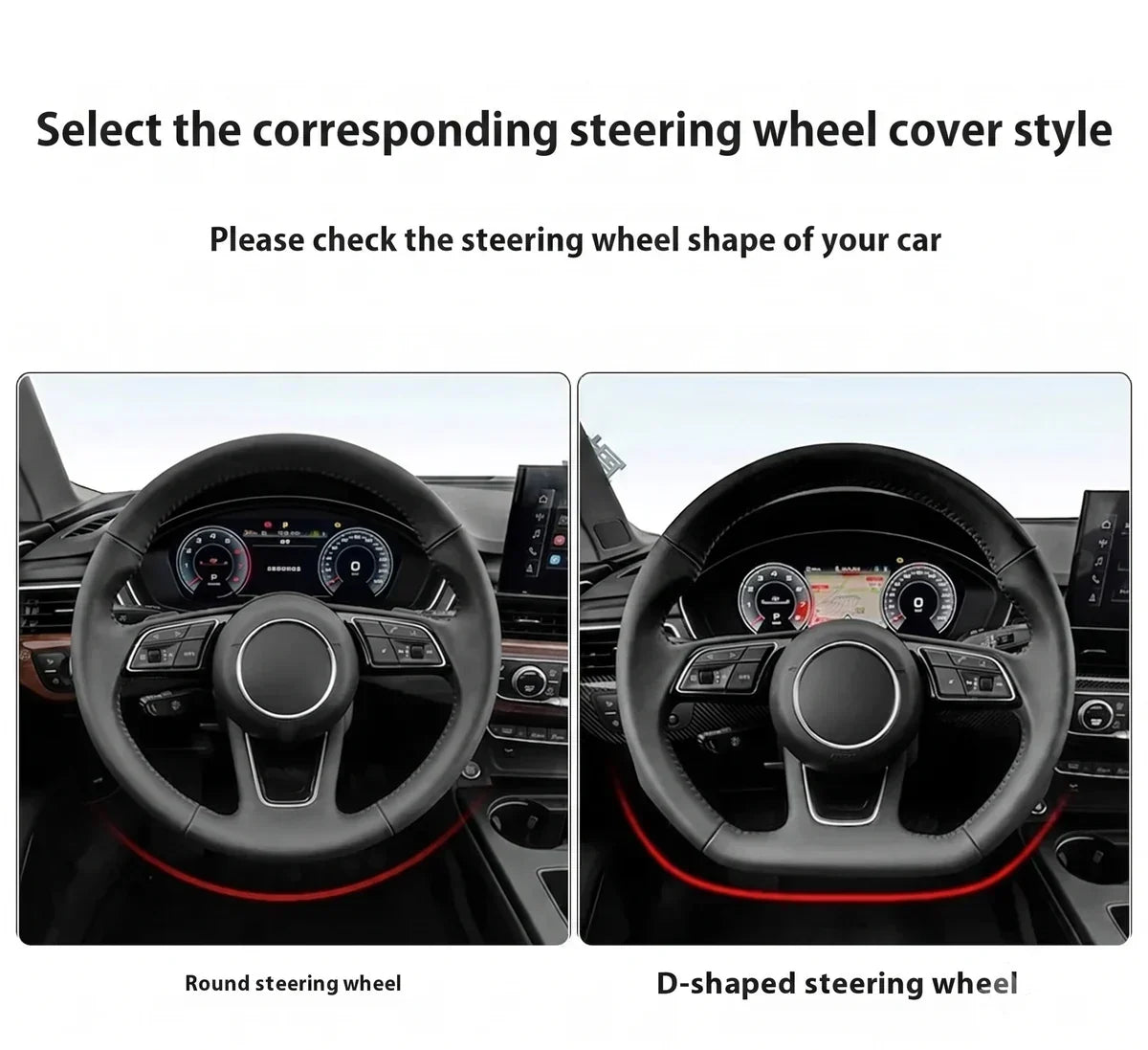 Haval Carbon Fiber Leather Steering Wheel Cover